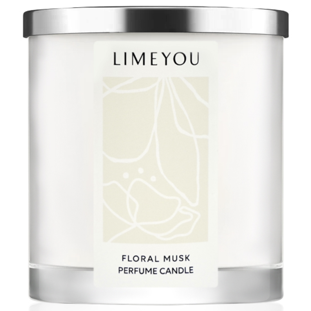 라임유 퍼퓸 소이 캔들 200g, 1개, 플로럴 머스크, 1개, 200g 35,000원