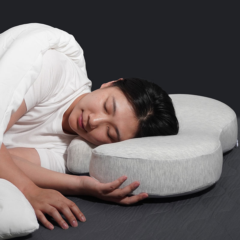 펌플렉스 라인업베개 경추 거북목 일자목 목디스크 메모리폼 베개 옆으로자는 베개, 멜란지그레이, 1개 86,500원