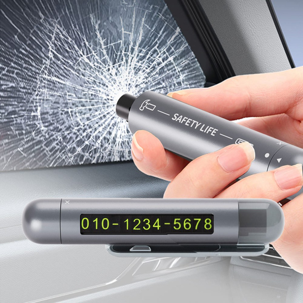 마운트뷰 차량용 비상 탈출 망치 벨트 절단 커터기 주차번호판 12,720원