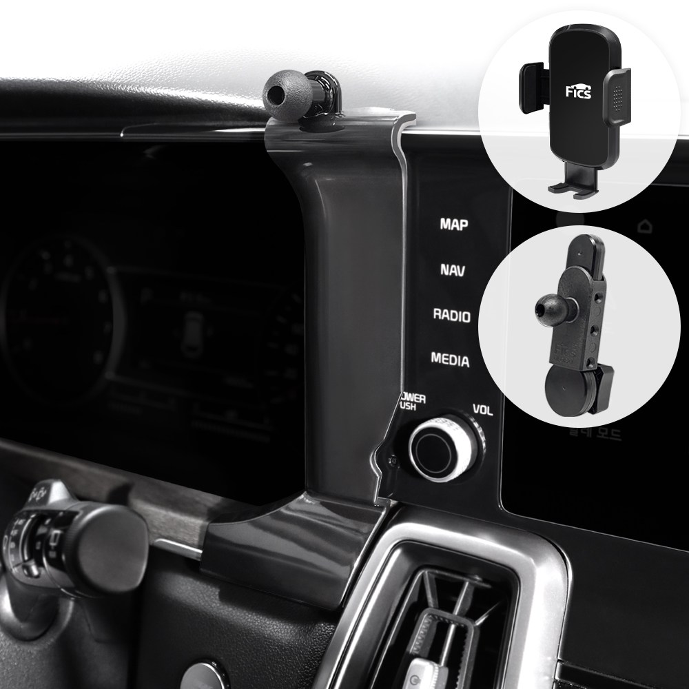 픽스 쏘렌토 MQ4 차량용 핸드폰 거치대 세트, 1개 31,500원