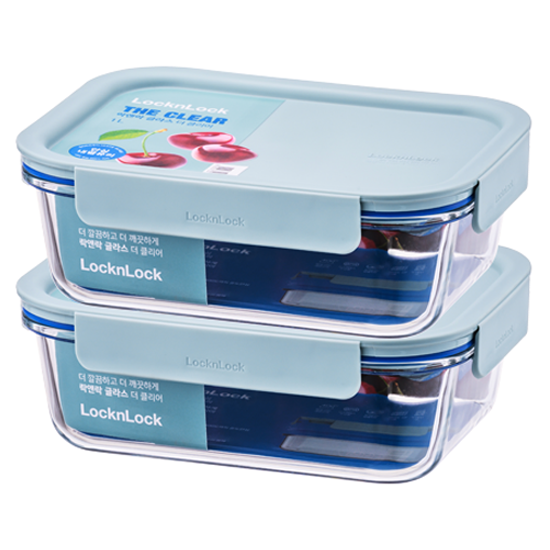 락앤락 더 클리어 직사각 밀폐용기 민트 1L 15,100원