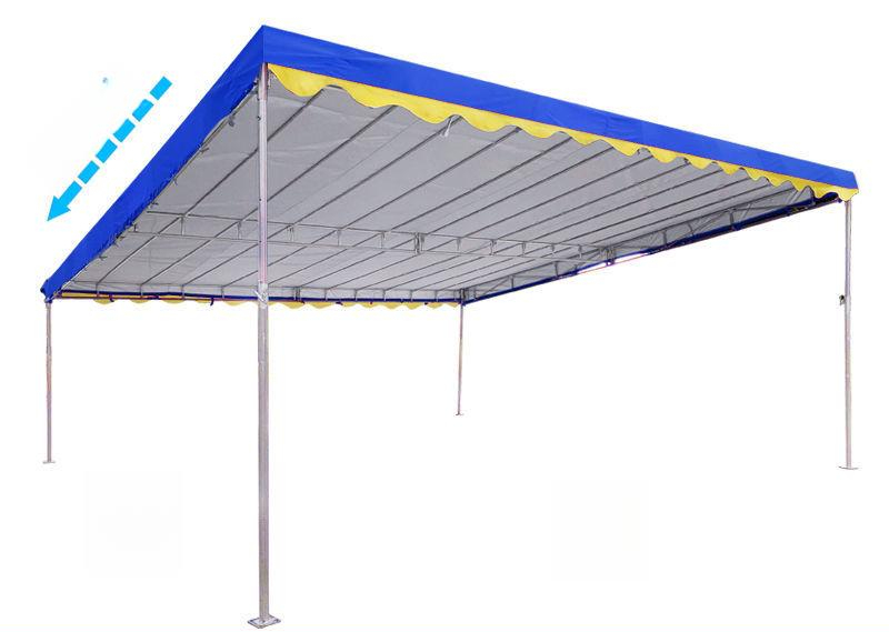 대형 캐노피 경사 창고 세트 농막 경사형 천막 프레임 차고지 어닝 부스 지붕 텐트 436,600원