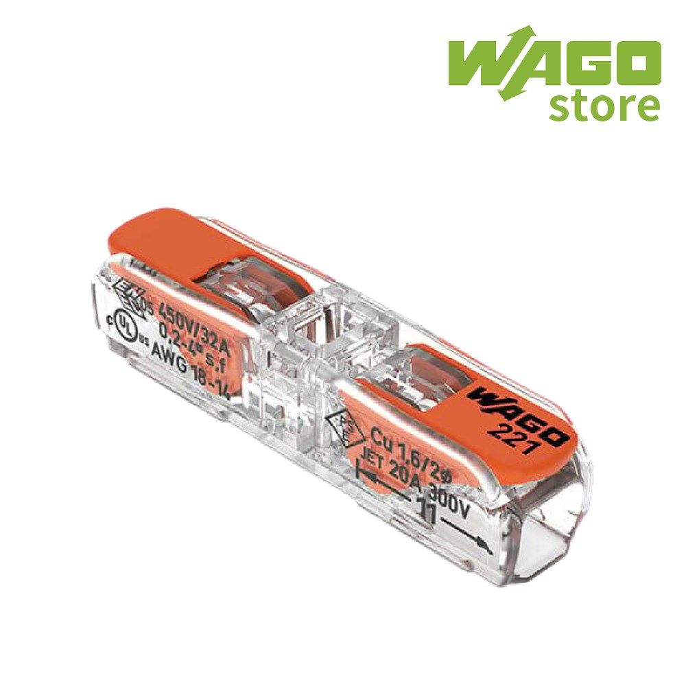 와고커넥터 미니박스 전선연결단자 직결형 모든전선용 221-2411 25개 12,600원