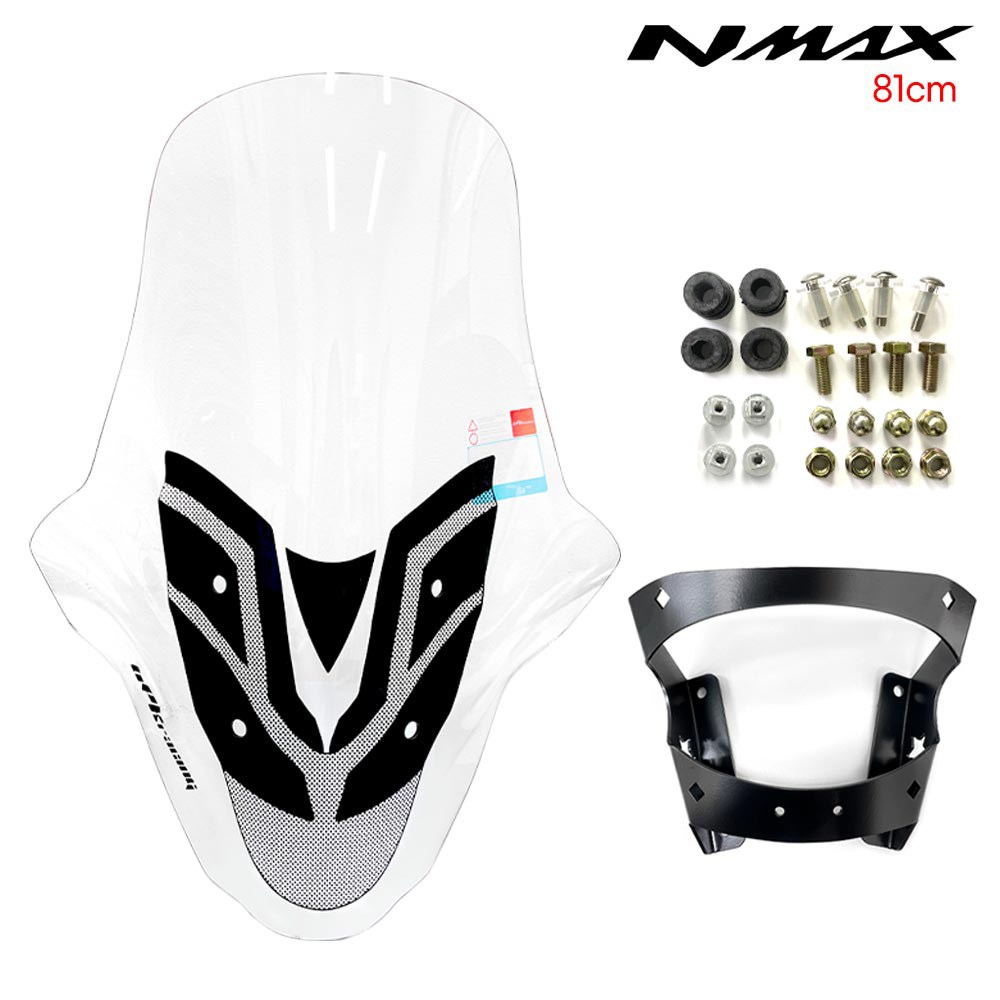 바이크핏 NMAX 125 윈드스크린 81cm 브라켓 세트 14-20 호환 배달대행 필수템 152,000원