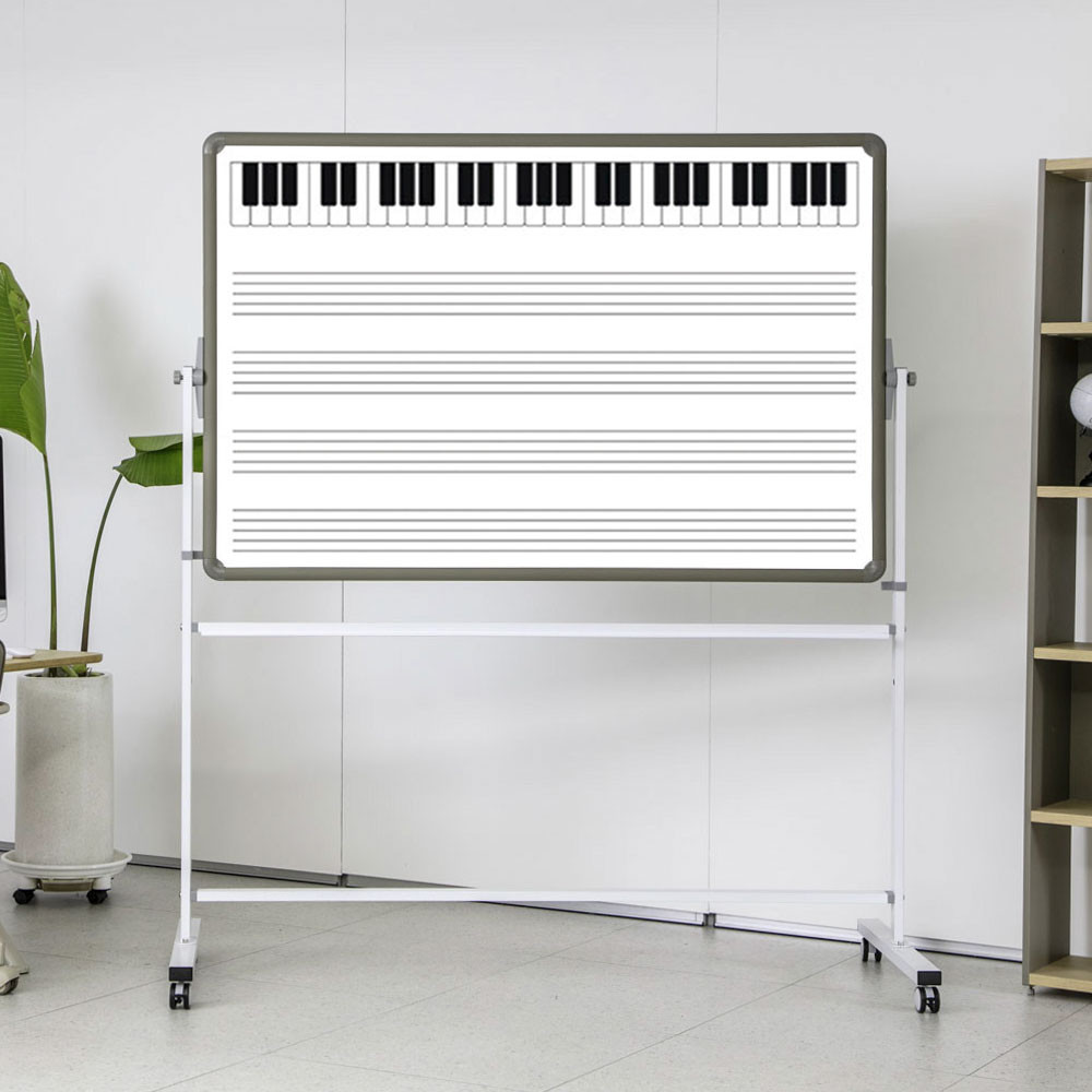 양면 회전식 오선건반/화이트보드판 주문제작 스탠드세트 이동식칠판 이동칠판 피아노학원 142,000원