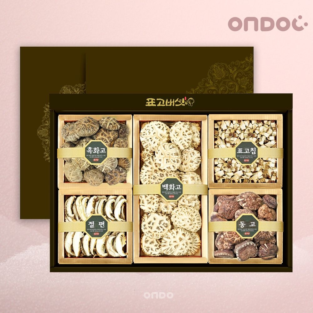 표고버섯 선물세트 종합3호 (백화고,흑화고,동고,표고칩,절편) 159,500원