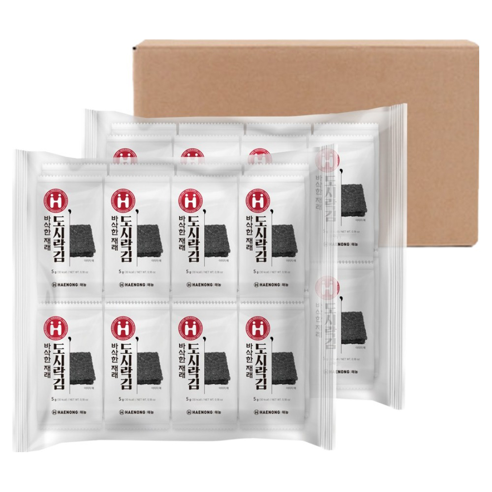 해농 바삭한 재래 도시락김, 5g, 32개 10,740원