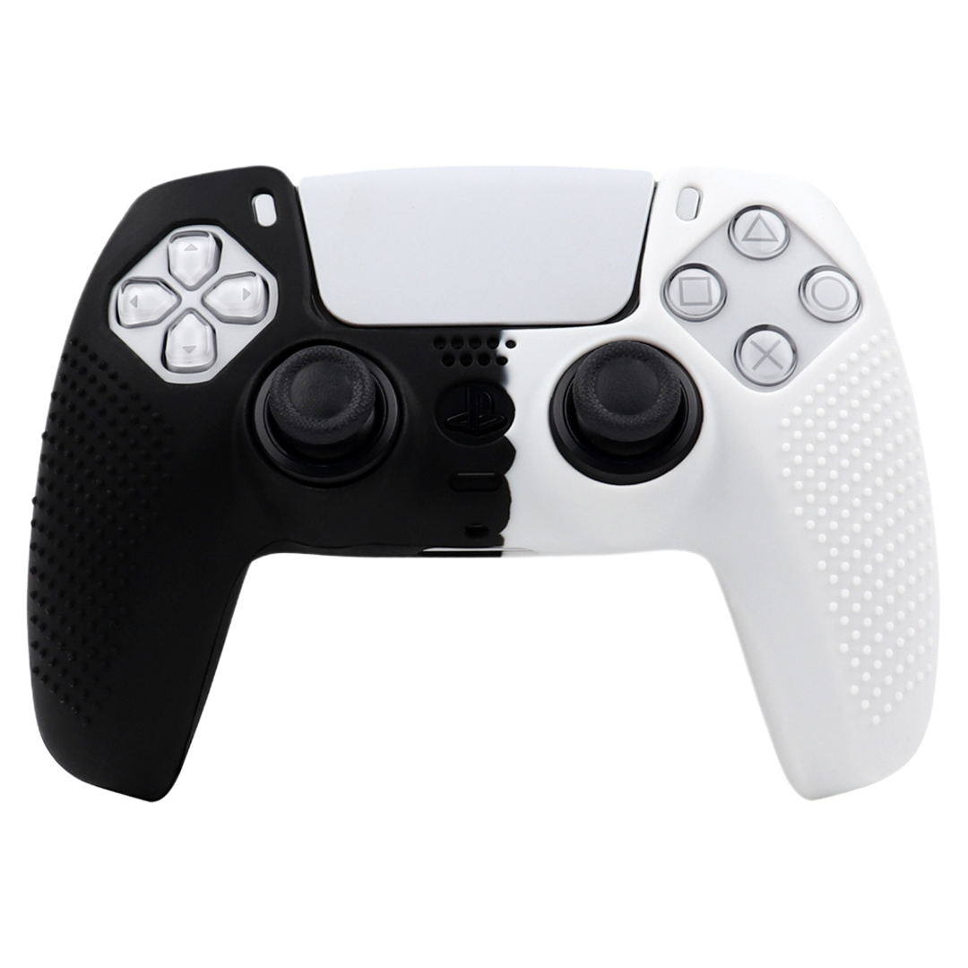캐시리치 PS5 듀얼센스 실리콘 커버 그립 투톤 컬러 보호케이스, 타입1, 1개, 단일상품 6,900원