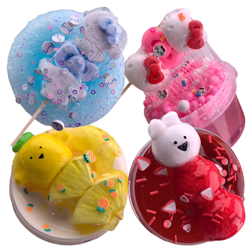 에밀리슬라임 탕후루 박스 안전한 수제 만들기 슬라임 4종 세트, 레드 + 블루 + 핑크 + 옐로우, 1세트 49,800원