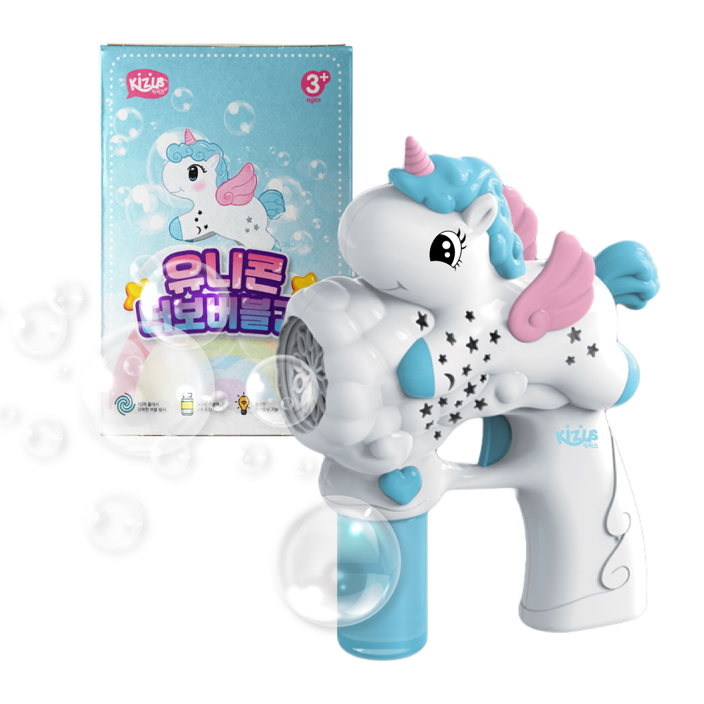 키저스 유니콘 터보 자동 버블건, 블루, 1개 15,900원