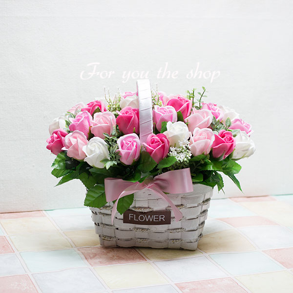 포유더샵 비누꽃바구니 35송이 39,000원