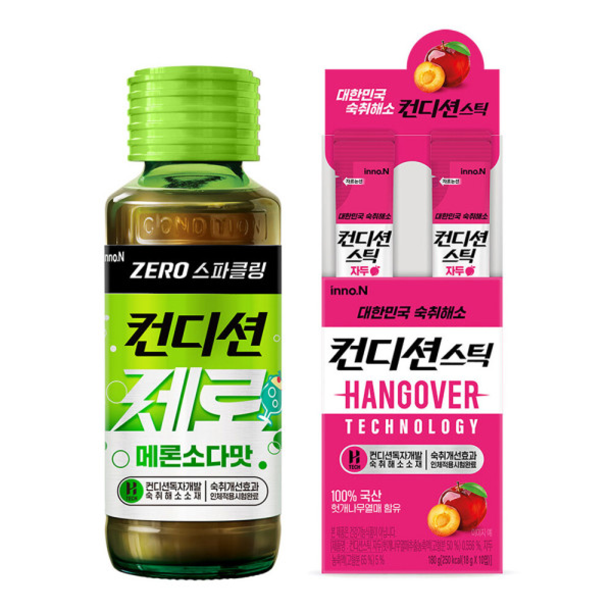 컨디션 제로 스파클링 메론소다맛 + 컨디션스틱 자두맛 / 숙취해소제 42,400원