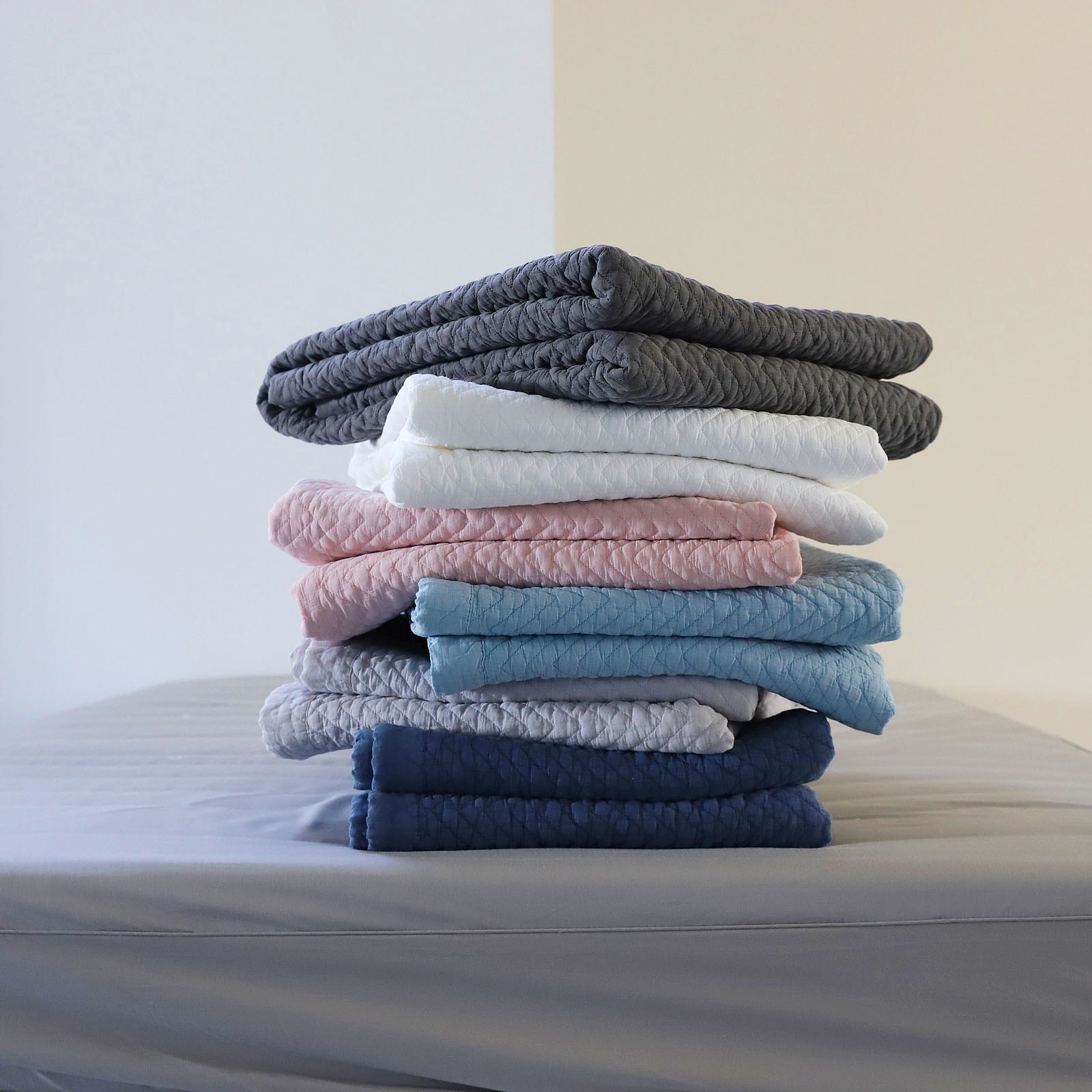 푸른자리 정온침장 피그먼트 워싱 오가닉 순면 듀엣 슈퍼싱글 퀸 침대패드 단품, 핑크 48,900원