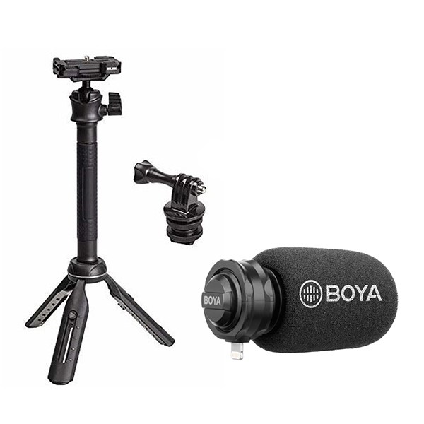 슬릭 멀티포드 3X4 + 보야 아이폰 마이크 BY-BM200 패키지 186,000원