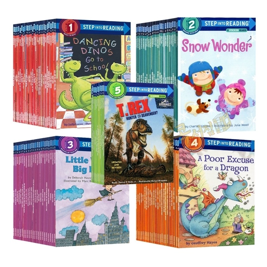 [콕서점] 스텝인투리딩 Step Into Reading 1 2 3 4 5 단계 세트 영어원서 음원제공 16,000원