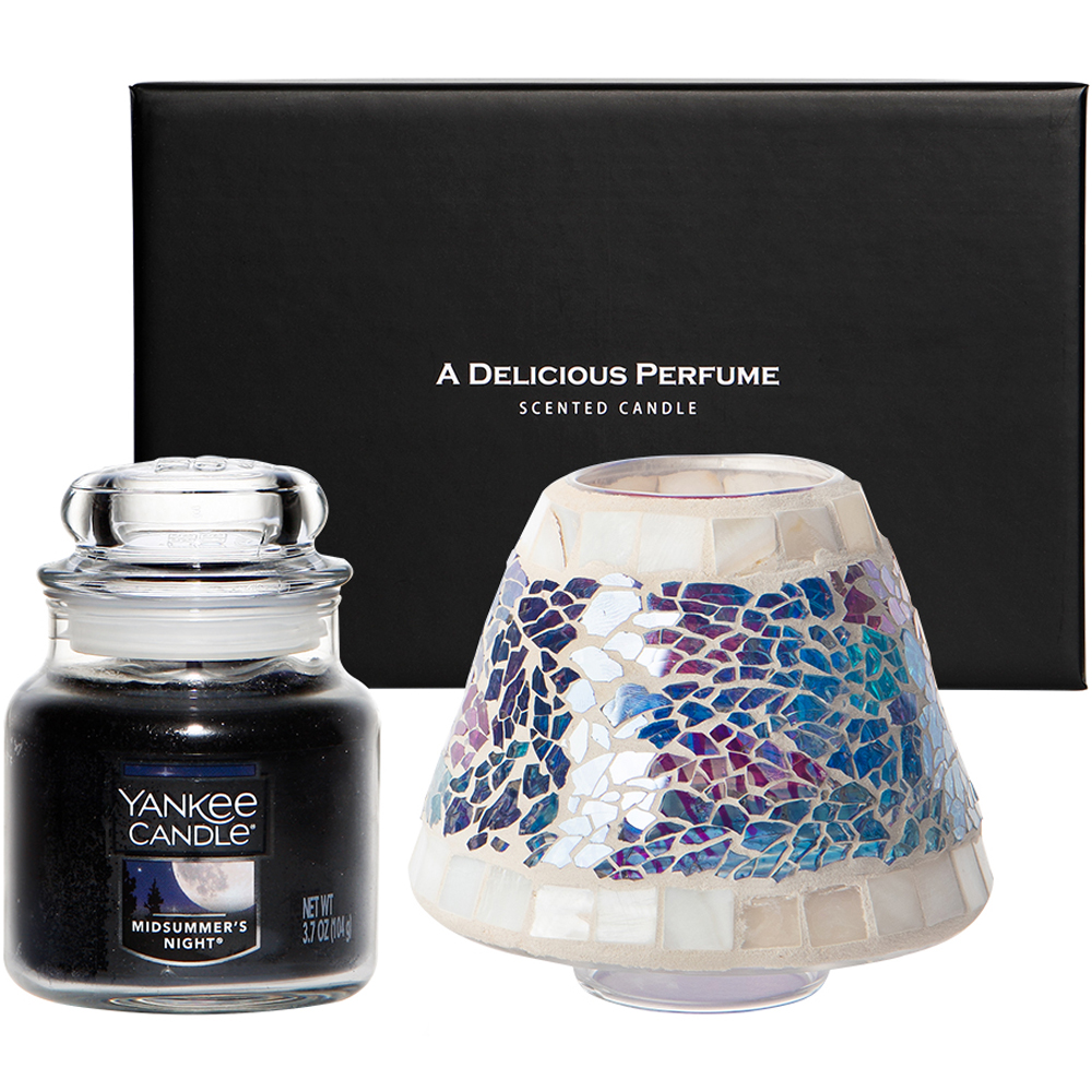 양키캔들 스몰자 모자이크 향초 + 자 쉐이드 + 선물박스 세트 21,990원