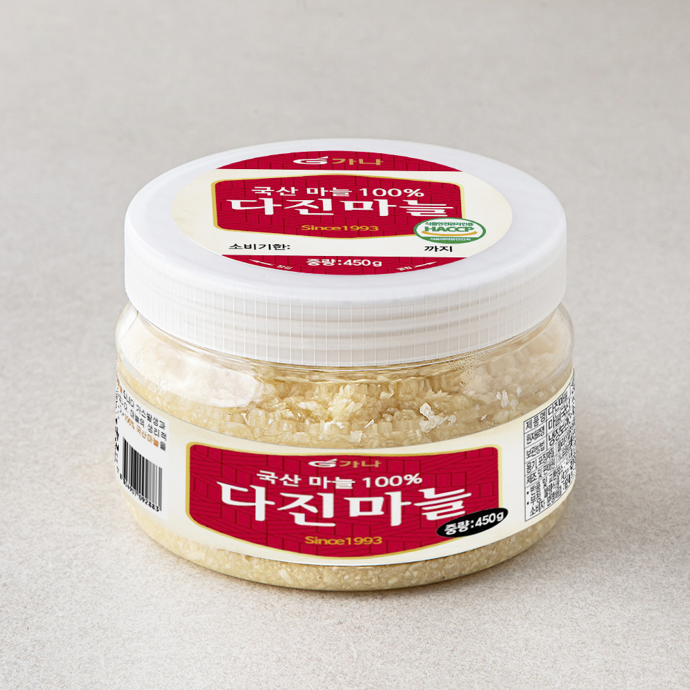 [로켓프레시] 가나 다진마늘 페트병, 450g, 1개 7,180원