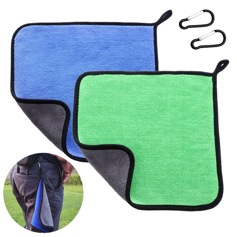 세렌디 골프용 캐디타올 수건 카라비너포함 25x25 클리너 타월 2장세트 9,900원