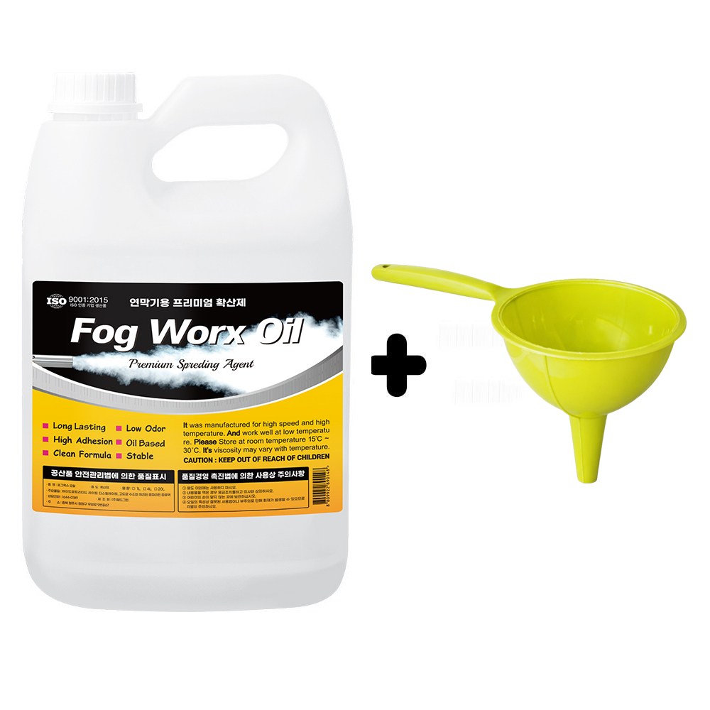 포그웍스오일 4L + 깔때기 (연막기용 확산희석액), 1개, 1개입 29,300원