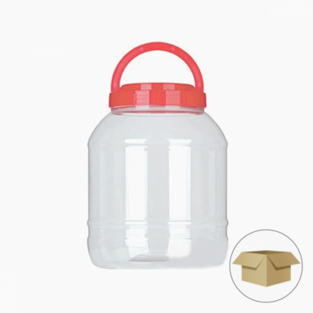 병도매닷컴 광구 원형 4400g 4.4L 1박스 60개 플라스틱 젓갈통 손잡이 광구 식품 반찬 용기 SP-54 117,500원