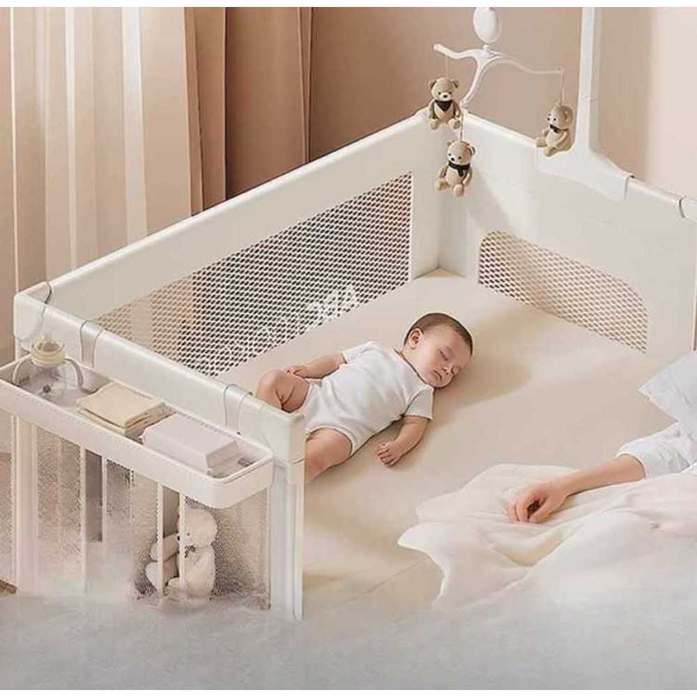 접이식 아기침대 침대 연결 이동식 기저기 교환 모기장 세트 499,400원