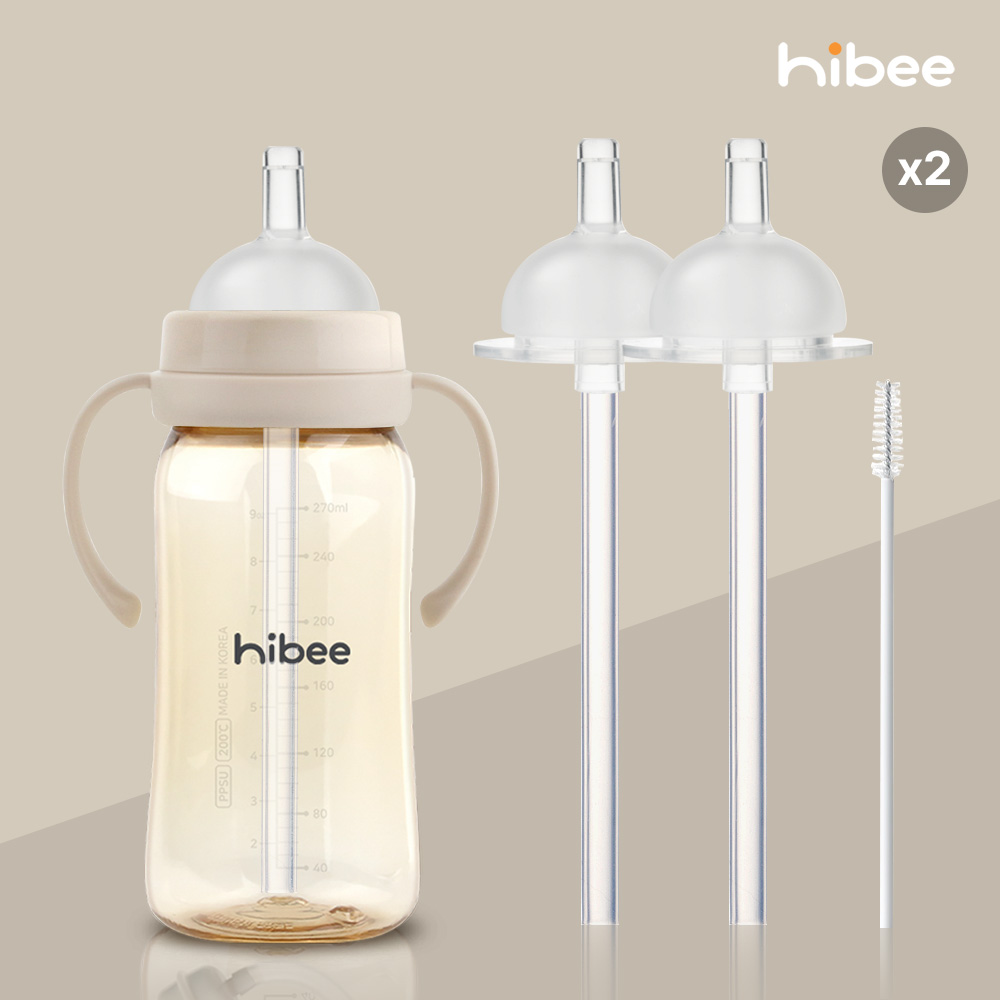 하이비 더블하트호환 교체용 젖병빨대세트, 1단계 간편 빨대 2P, 2세트, 1ml 18,900원