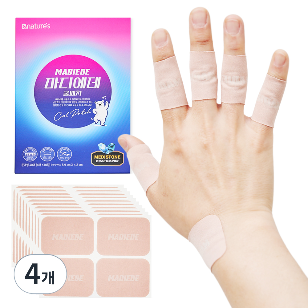 비네이쳐스 마디에데 관절 쿨패치, 4개, 40매입 45,200원