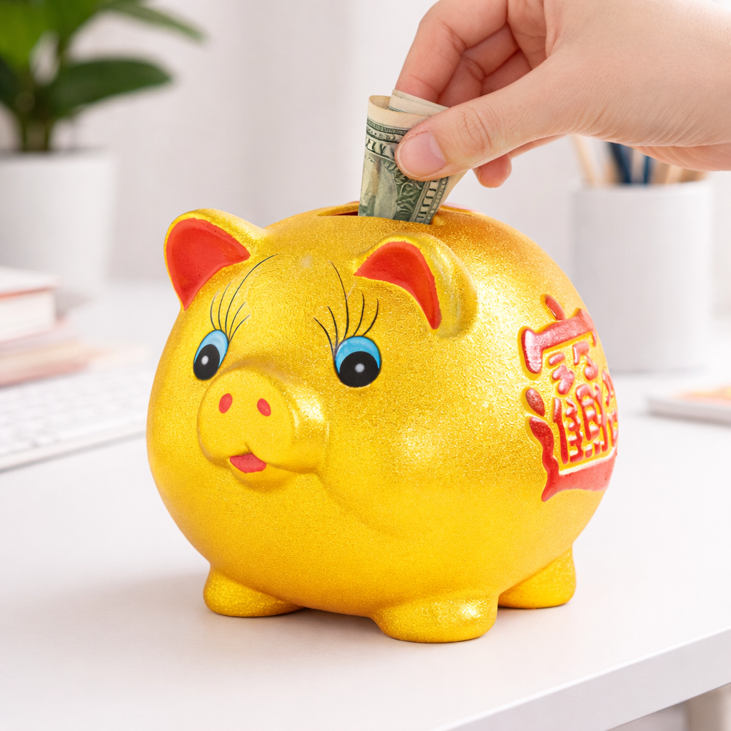 생활기준 복들어오는 행운 황금 돼지 저금통 14,900원