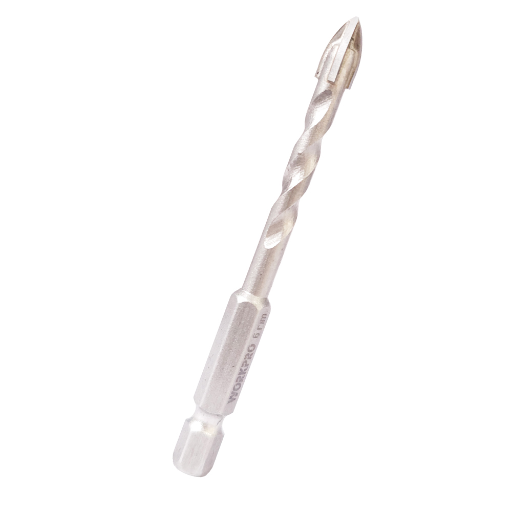 워크프로 트위스트 육각 타일 유리기리 Bit 6mm WP401041 3,420원