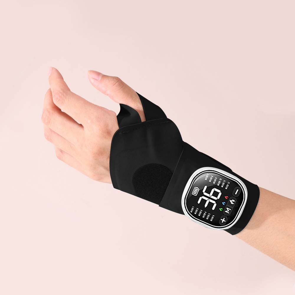 LDSU 저주파 손목마사지기 ems 무선 손목안마 온열찜질기 충전식 손목 보호대 마사지기, 블랙 26,900원