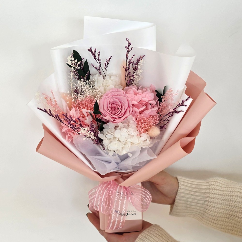 앤드플라워 생화 프리저브드 꽃다발+쇼핑백 ( 27cm x 40cm ) 꽃다발 사탕꽃다발 꽃배달 카네이션 어버이날 스승의날 화이트데이선물 24,900원