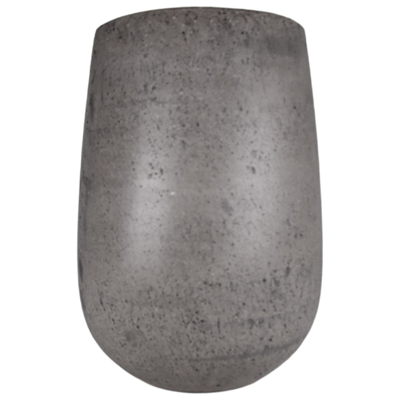 모던레시피 높은 달항아리 모양 시멘트 테라조 원형 화분 / 대포알 빈티지 감성 인테리어 화분, 그레이 테라조, 1개 29,900원