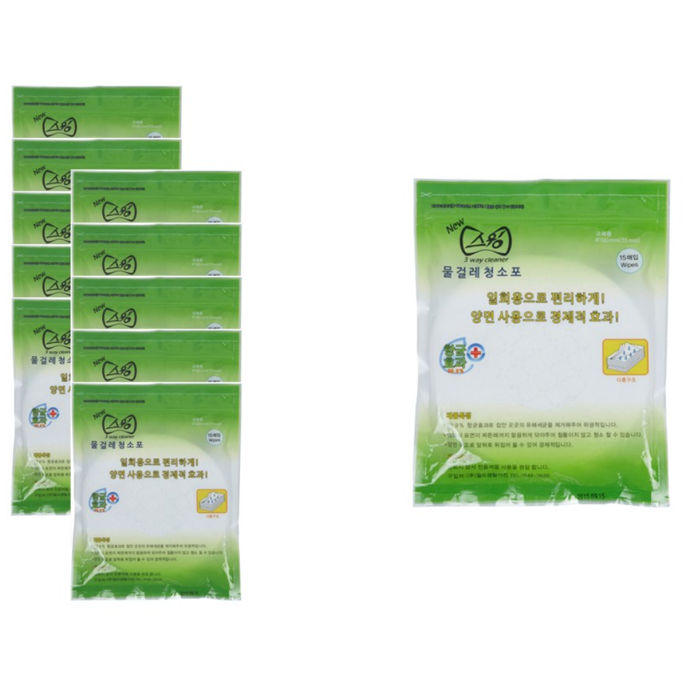 [스윙] 파워스윙청소기 일회용 물티슈, 청소포 10 + 1 패키지 68,610원