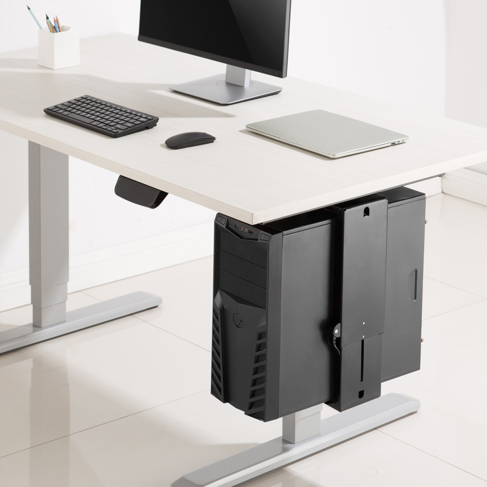 데스크탑 거치대 PC 홀더 컴퓨터 본체 정리대 스탠드 블랙 COM20 33,900원