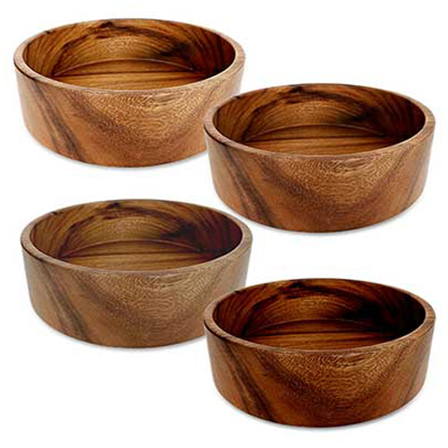 부엌다옴 레인트리 우드 블록 샐러드볼 특대 23cm 세트 4P 95,880원