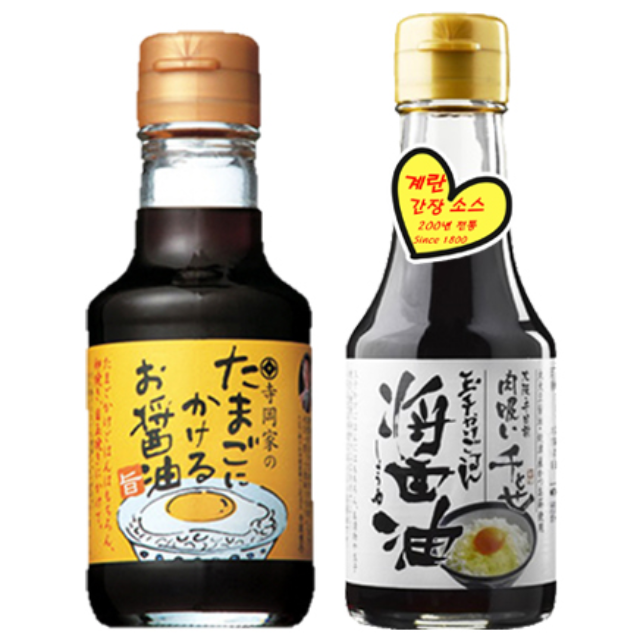계란간장 2종 세트 - (테라오카/다이쇼) 계란밥 소스, 일본 타마고간장, 1개 9,020원