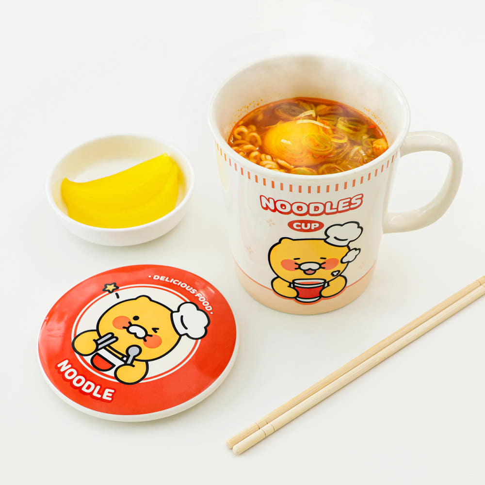 [카카오프렌즈 소형 라면기] 컵라면기 미니라면기 휴대용라면기 1인용라면기 도자기라면기 미니멀키친 감성주방 주방소품 귀여운그릇 손잡이컵라면그릇 집들이선물 이사선물, 1개, 춘식이 15,100원