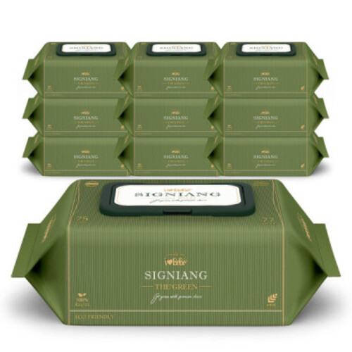 아이러브베베 레이온100% 75g시그니앙 더그린 77매 10팩 캡형 아기물티슈 28,650원