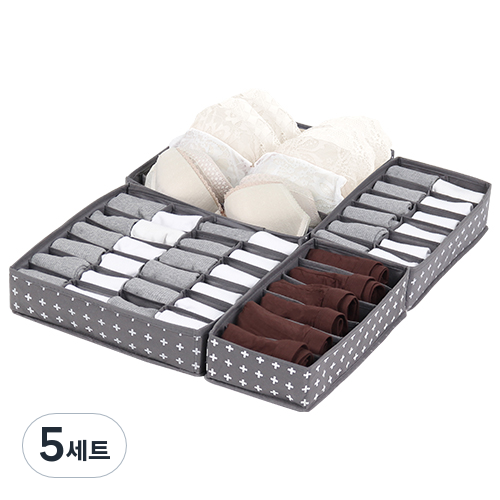올리빙 크로스 속옷정리함 4종세트 54,500원