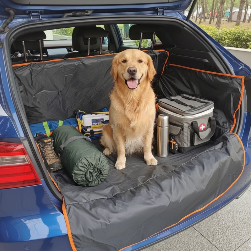 보픈 자동차 방수 애견 트렁크매트 트렁크커버, 블랙, one-type 12,000원