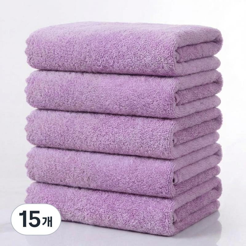 [재고 정리 세일]상덕 호텔수건 프리미엄 극세사수건 고급 수건, 15개, 자주색 225,780원