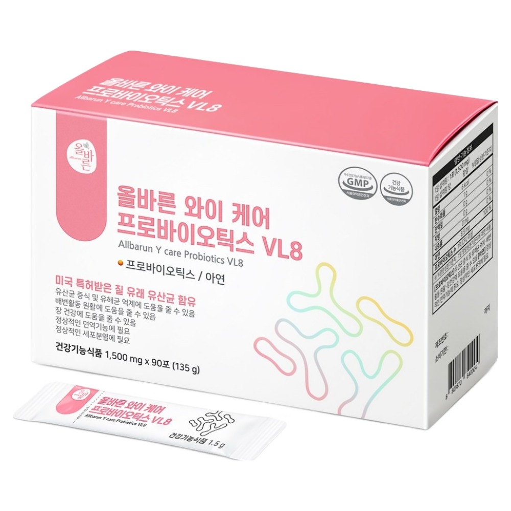 올바른건강식품 와이 케어 프로바이오틱스 VL8, 90회분, 1개 13,900원