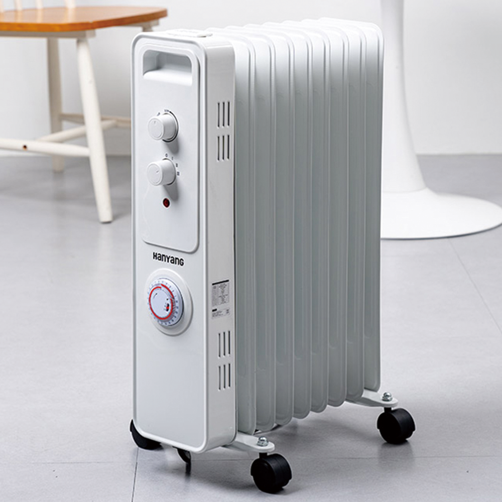 한양테크 오일히터 라디에이터 전기히터 | 저소음 절전형 난방기 | 5~15핀 옵션, 현재가 107,000원