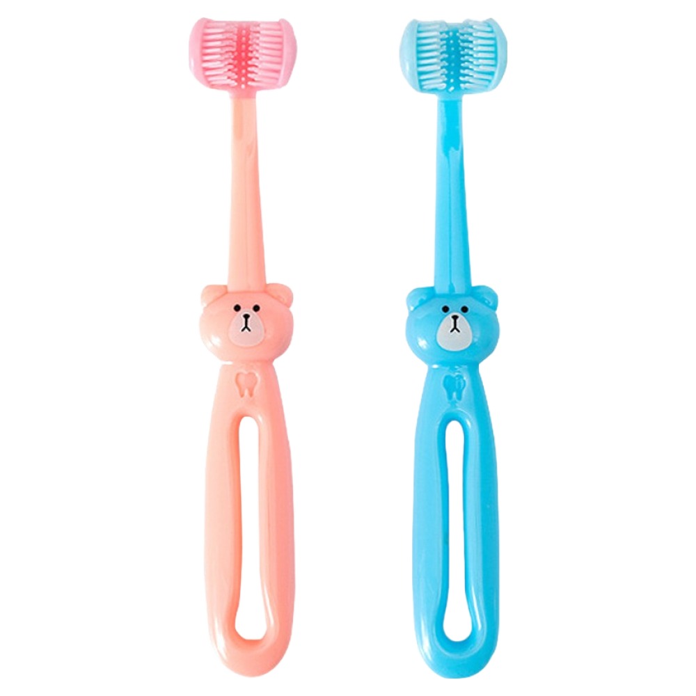 월드크린 강아지 3D 실리콘 칫솔 23 x 138 mm, 랜덤발송, 2개 8,400원