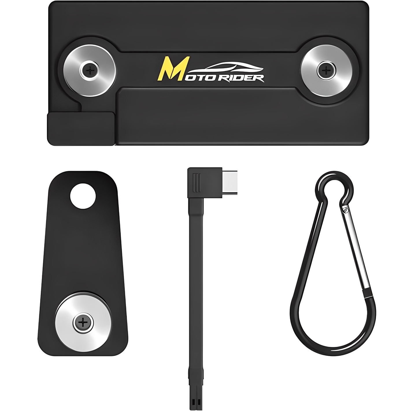 모토라이더 오토바이 자석 충전 패드 세트, 블랙, 단일상품 12,480원