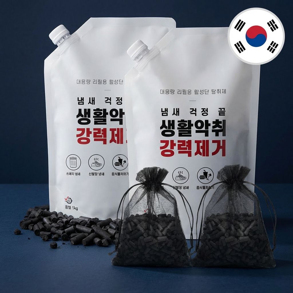 쉘퍼 음식물처리기 필터 활성탄 1kg 대용량 리필 교체, 2팩, DFFD-100/DFFP-400/DWFP-2000/ 26,500원