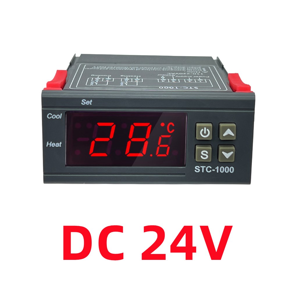 STC 1000 인큐베이터 온도 컨트롤러 조절기 릴레이 가열 냉각 12V 24V 220V LED 디지털 11,200원