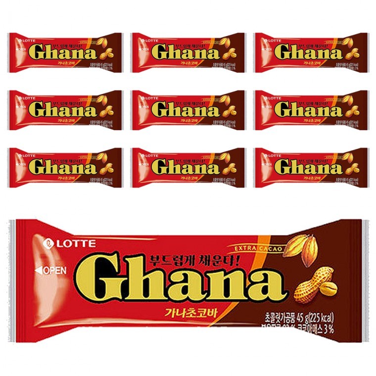 도모아 가나 초코바 롯데 땅콩 45G 10개 x 13,620원
