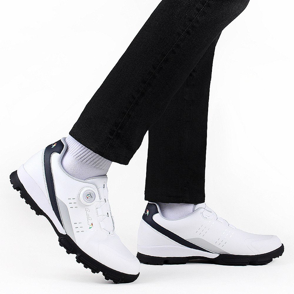 아놀드파마 남성 필드용 다이얼 방수 골프화 스파이크리스 보아 실내 스크린 골프연습화 74,800원