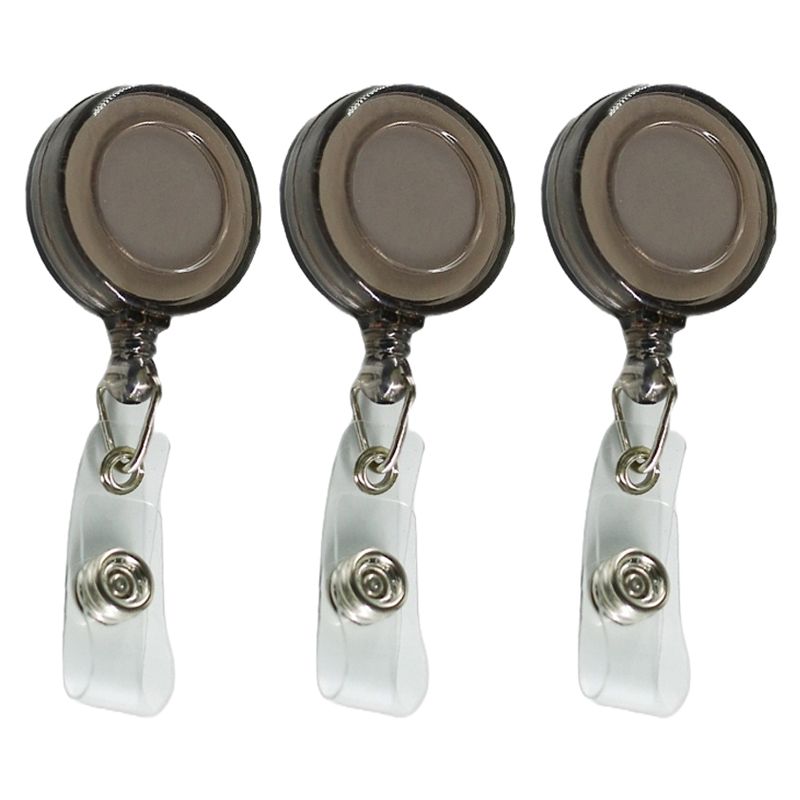 마다꾸미 클립형 명찰 릴 홀더 사원증 목걸이, 14 그레이, 3개 7,800원